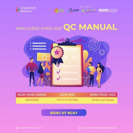 Đăng ký khóa học QC Manual tháng 7